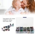 thumbnail image 2 of Ojos y narices de plástico, 1 caja Ojos de juguete Ojos de seguridad de plástico para oso de peluche Mu?eca animal DIY Fabricación artesanal Juguetes de bricolaje Ojos Prácticos Ni?os100 piezas) Khall 1.2182E+12, 2 of 6