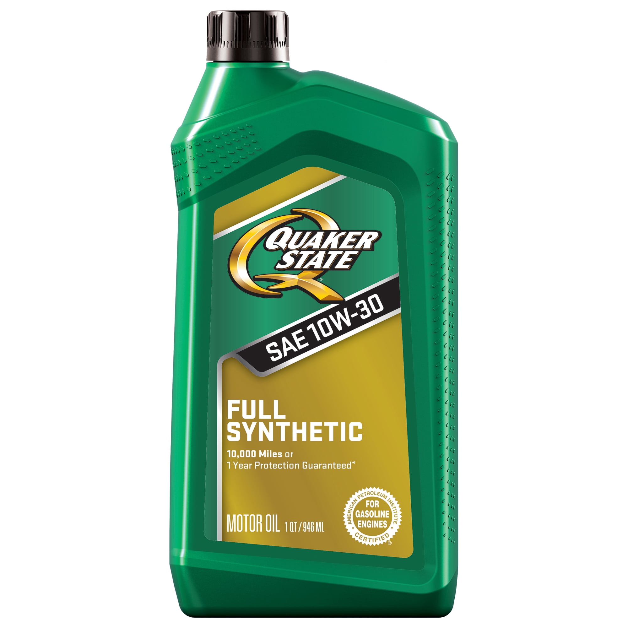 (3 pack) Quaker State Full Synthetic 10W-30 Motor Oil, 1 Quart