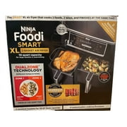 Ninja Foodi 6-in-1 Smart 10-QT 2-Basket Air Fryer with Thermometer, DZ550