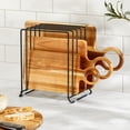 thumbnail image 6 of mDesign X-Large Steel Storage Tray Organizer Rack for Kitchen Cabinet - Black, 6 of 8
