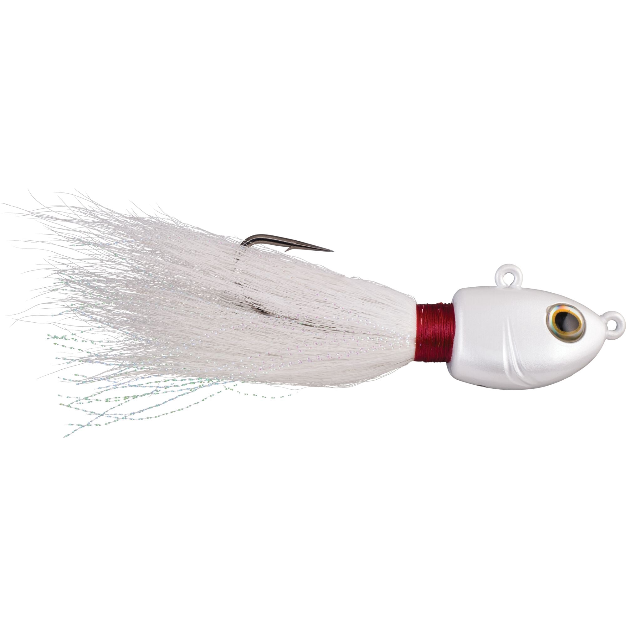 Berkley Fusion19 Bucktail Jigs, White, 1/2 oz