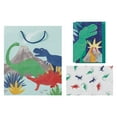 Way to Celebrate, Dinosaur Gift Bag Ensemble, Bag, Tissue, Card, All