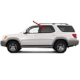thumbnail image 2 of Driver Left Side Rear Door Window Door Glass Compatible with Toyota Sequoia 2001-2007 Models, 2 of 5