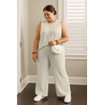 thumbnail image 7 of Moomaya Womens Viscose Jersey 2 Piece Lounge Set - Buttery Soft Tank Top and Wide Leg Pants with Pockets - Ladies Lounge Set, 7 of 7