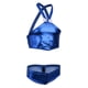 thumbnail image 2 of Conjunto de Disfraces de Fantasía de Correas Elásticas para Hombre, Lencería Corporal, Pecho, Medio Arnés Azul, 2 of 9