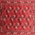thumbnail image 1 of Ahgly Company Indoor Square Oriental Red Industrial Area Rugs, 6' Square, 1 of 4