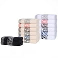 thumbnail image 6 of Superior Athens 8-Piece Cotton Greek Scroll Towel Set, Black, 6 of 8