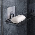 thumbnail image 4 of WHEANG Bathroom Perforation Soap Rack Wall Hanging Non Stick Soap Storage Rack Toilet Wash Table Soap Drain Rack, 4 of 9