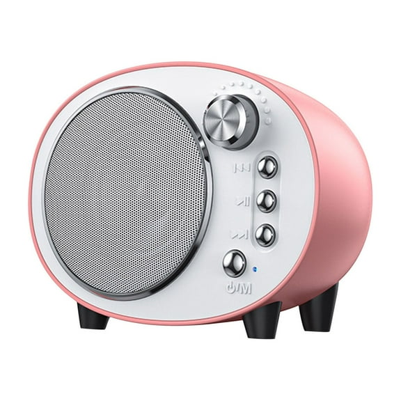 YiBai Bluetooth Wireless Speaker, Girl's Heart, Cute Mini Audio, Portable Card, Mobile Phone, Computer, Gift, Subwoofer,Pink,for Father Dad