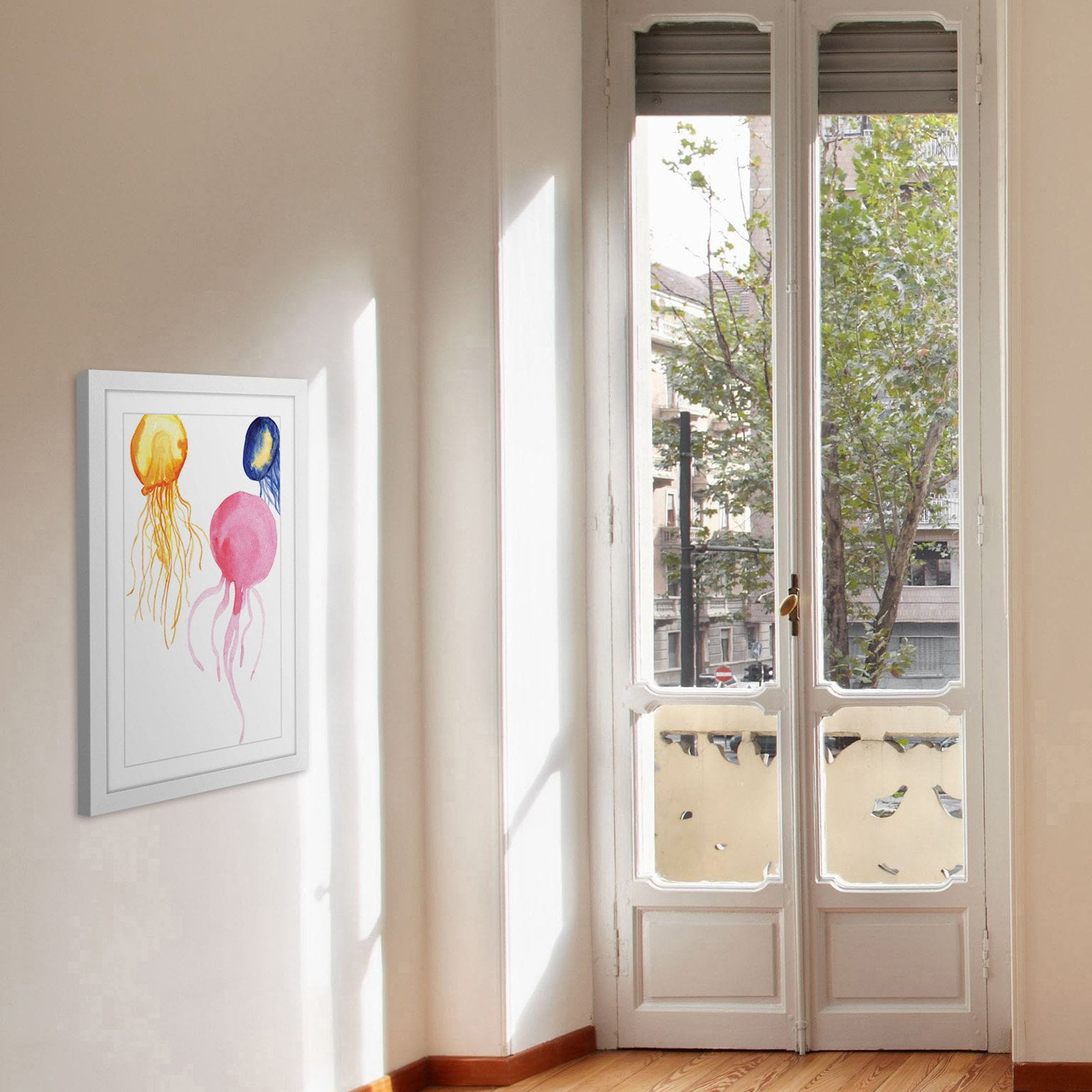 "Jellyfish" Framed Painting Print