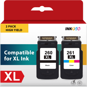260XL Ink for Canon 260/261 Ink for Canon Ink 260 261 PG-260XL CL-261XL for TS6420 Printer (Black Tri- Color)