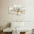 thumbnail image 2 of Elephant Stock Aloha Pineapple Wall Art - Horizontal Multi Panel Canvas - Living Room Wall Decor - Food And Drink Multi Panel - Blue And Gray Decor - 36" x 22", 2 of 8