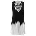 thumbnail image 4 of ICHUANYI ClearanceWomen's Fashion Sexy Vintage Sleeveless Printed Print Dresses(Black, M) ICHUANYI WER20232080504961, 4 of 6