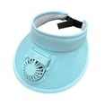 thumbnail image 4 of Sombrero con visera y ligero para niños, adultos, hombres, mujeres, niñas y niños en vacaciones. Azul, 4 of 8