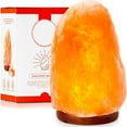 thumbnail image 3 of Himalayan Salt Light Decorative Night Light Himalayan Salt Lamp with Wooden Base for Bedroom Living Room Office, 3 of 5