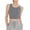#0211-Gray, variant on Karight Womens Racerback Sports Bra Crop Tank Top High Neck Supportive Workout Tops for Yoga Gym Fitness