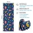 thumbnail image 2 of Colorful Dinosaurs Space Pattern Hot Yoga Mat Towel Non Slip for Hot Yoga - Quick-Drying Yoga Mat Cover with 4 Corner Pockets with Travel Bag - Hot Yoga Towel Non Slip 74"x26", 2 of 6