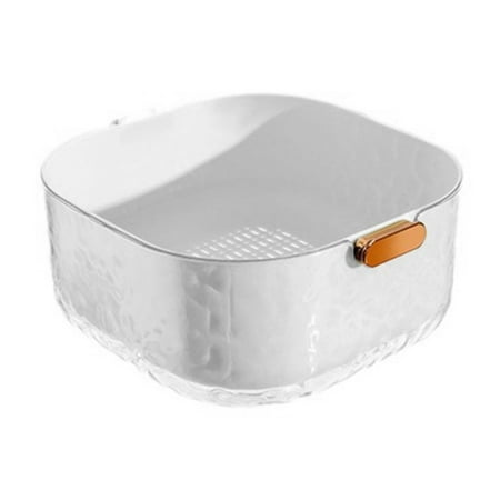 

OUEYXIO Drain Rack Kitchen Strainer for Fruit and Vegetable Wash Food Strainers for Kitchen Plastic Fruit Wash (WH2) Clearance sale!