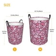 thumbnail image 4 of KLL Sweet Heart Waterproof Foldable Laundry Hamper Bucket with Handles for Storage Bin,Kids Room,Home Organizer (Small ), 4 of 7