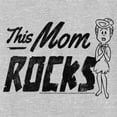 thumbnail image 2 of Women's The Flintstones This Mom Rocks  Graphic Tee Athletic Heather Medium, 2 of 4