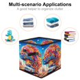 thumbnail image 2 of Mind Car Foldable Organizer Bins with Handle, 10.8"x10.5"x10.6", Large Capacity Storage Bin Toy Box, 2 of 6