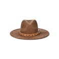 thumbnail image 2 of The Pioneer Woman Fedora Hat with Studded Band, Brown, 2 of 3