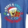 thumbnail image 3 of SpongeBob SquarePants - Have A Swell Christmas - Women's Lightweight French Terry Pullover, 3 of 6