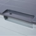 thumbnail image 4 of 75 Gallon Resin Deck Box, Outdoor Storage Box with Wheel, All Weather Outdoor Storage Cabinet for Patio Furniture Outdoor Cushions, Garden Tools and Pool Toys, Gray, 4 of 7