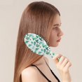 thumbnail image 2 of Green Christmas Tree and Text Pattern Hair Brush,Girls Detangling Hair Brush,Glide Through Tangles with Ease for Wet & Dry Hair,8.8"X2.8", 2 of 7