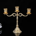 thumbnail image 4 of WINDLAND Wedding Candle Holders 1/3/5 Arm Candlestick Valentines Day Decorations for Dinning Party Anniversary Candle Stand, 4 of 10