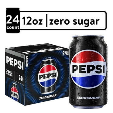 Pepsi Zero Sugar Soda, 12 Fl. Oz., 24 Count