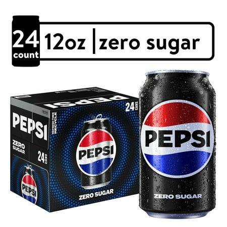 UPC 012000024498 - Pepsi Cola Zero Sugar Soda Pop 12 fl oz