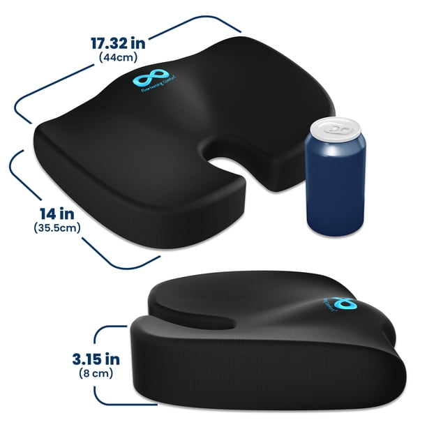 Everlasting Comfort Gel Memory Foam Seat Cushion for Office