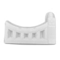 thumbnail image 1 of molde de plástico para jardín Yeso de hormigón de cemento Reutilizable s de vertido de césped Adorno de macizos de blanco Los 62x42x6cm, 1 of 7