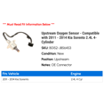 thumbnail image 2 of Upstream Oxygen Sensor - Compatible with 2011 - 2014 Kia Sorento 2.4L 4-Cylinder 2012 2013, 2 of 2