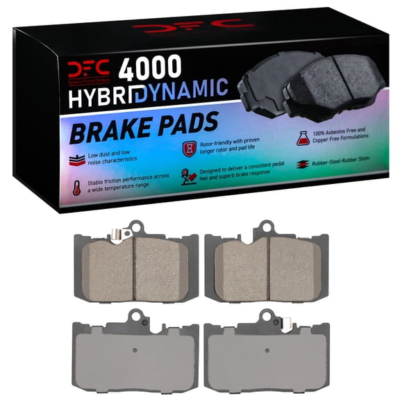Dynamic Friction Company Front 4000 HybriDynamic Brake Pads 4000-2434-00