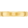thumbnail image 3 of 14K Yellow Gold 14Ky 4mm Bevel Edge Comfort Fit Band Size 4.5 Made In United States bec040-4.5, 3 of 5
