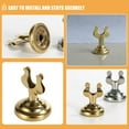 thumbnail image 3 of OUNONA 2pcs U Shape Holders Table Number Stands Memo Note Clips for Home Hotel Party Decoration, 3 of 8