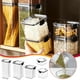 thumbnail image 1 of Xihbxyly Tarro para Almacenar Granos Diversos, Recipiente Hermético para Alimentos, Diseño Transparente, Apilable y Compacto, Organizador de Cocina, Opciones de Varios Tamaños, Capacidad de 460 Ml a, 1 of 5