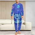 thumbnail image 6 of Blue'S Clues Women Men Pajamas Zipper Onesie Jumpsuit Hooded One Piece Sleepwear, 6 of 8