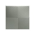 thumbnail image 1 of FASÄDE Easy Installation Quattro Argent Silver Wall Panel Sample (12" X 12" Sample), 1 of 1