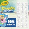 thumbnail image 6 of Crayola Spongebob Squarepants Coloring Book with Stickers, 96 Pages, Arts and Crafts, Travel Activity, Spongebob Gift for Kids, Ages 3+, 6 of 6