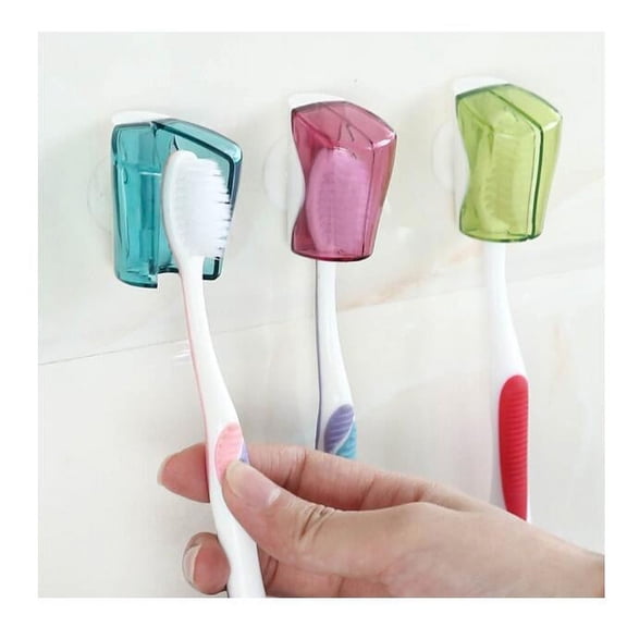 Off Promotions! Ynlkorvg Securing Clip 3Pcs Toothbrush Holder Wall Mounted Multifunctional Plastic Bathroom Toothbrush Hanger for Bathroom Bathroom Accessories, Tools Clearance Sale Purple