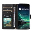thumbnail image 3 of Motorola Edge 40 NEO Phone Case , Wallet Flip Cover Adjustable Crossbody Lanyard Magnetic Card Slots, 3 of 5