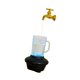 thumbnail image 2 of Fuente de grifo con taza mágica decorativa de 47 cm de altura, adorno de escritorio premium Estilo A, 2 of 9