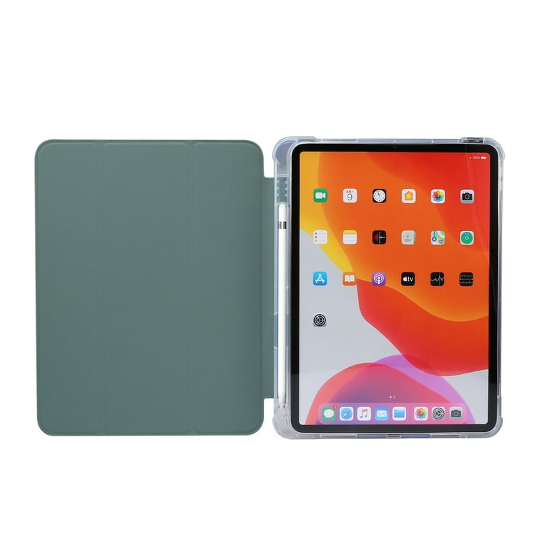 IPad Soft TPU Clear Back Smart Cover With Build-in Apple 