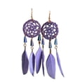 thumbnail image 4 of Minnieouse Pendientes bohemios en forma de gota de agua, pendientes colgantes ligeros, 1 par de joyas colgantes, regalo de cumpleaños cómodo Type3 NO3, 4 of 6
