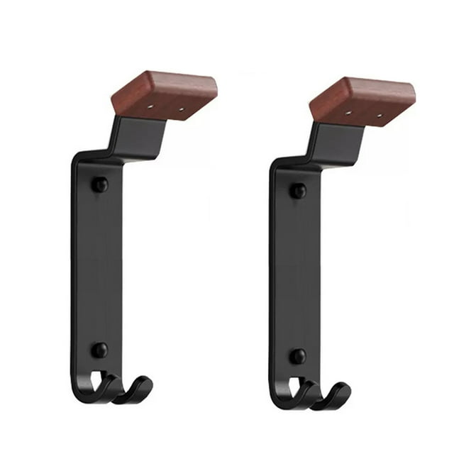 fastboy 2pcs/set Helmet Holder Wall Mount Helmet Holder Motorcycle Helmet Holder With 2 Key Hooks Durable Extended