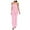 Pink, variant on RYRJJ Women's Evening Sparkly Jumpsuits Off Shoulder Sleeveless Party Sequins Rompers High Waisted Wide Leg Pants with Belt(Pink,L)