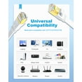 Yauhody 50FT Cat8 Cable High Speed 40Gbps LAN Wire for